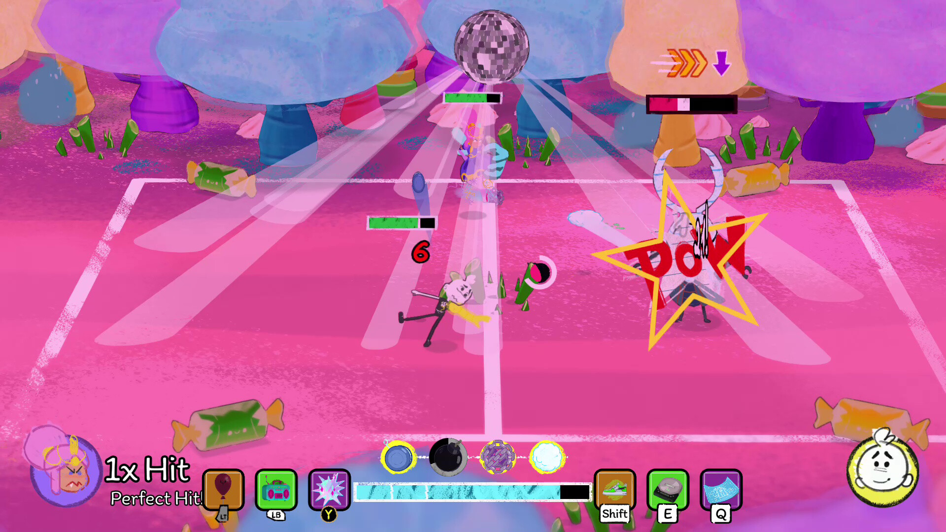 Escenario visual de Ink Inside mostrando el estilo dibujado a mano