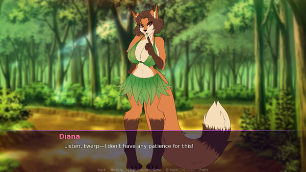 Screenshot z My Stepsis is a Furry Futa Fox