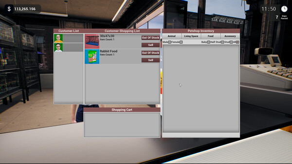 Screenshot z Exotica: Petshop Simulator
