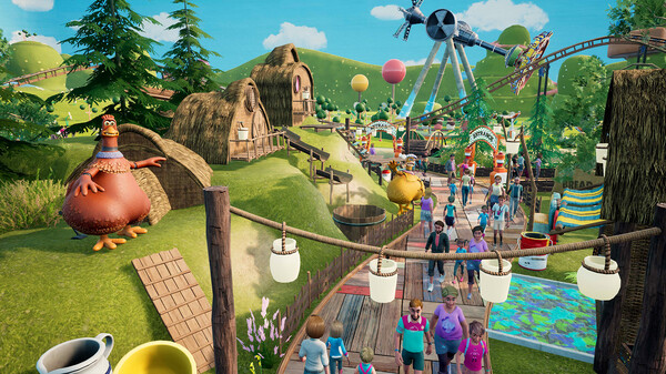 Screenshot z Park Beyond - Chicken Run: Dawn of the Nugget - Theme World
