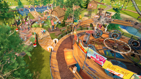 Screenshot z Park Beyond - Chicken Run: Dawn of the Nugget - Theme World