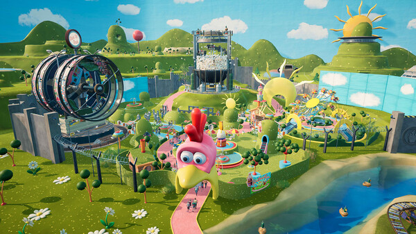 Screenshot z Park Beyond - Chicken Run: Dawn of the Nugget - Theme World