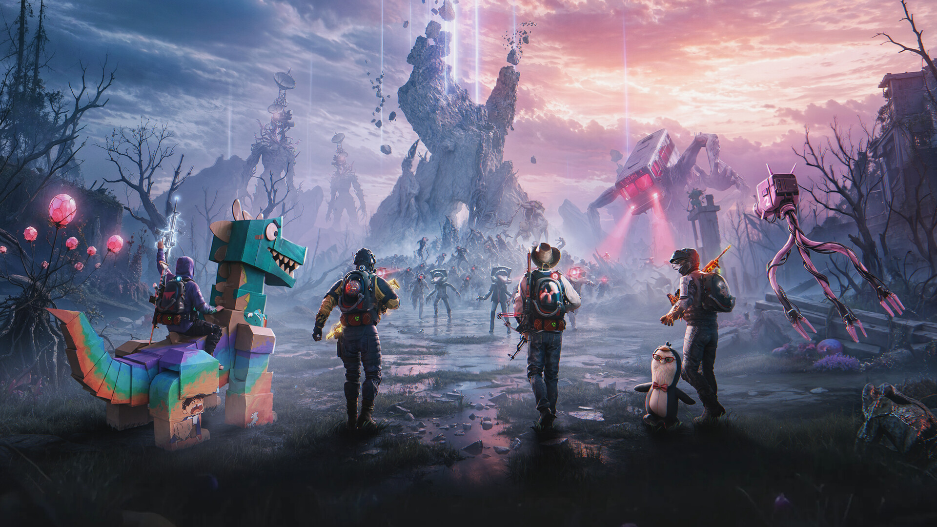 Base et paysage post-apocalyptique dans Once Human