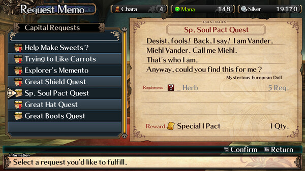 Labyrinth of Galleria: The Moon Society - Quest Set