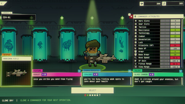 Screenshot z Survivor Mercs