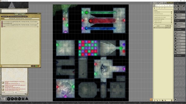 Fantasy Grounds - Pathfinder RPG - Pathfinder Flip-Map - Arcane Dungeons