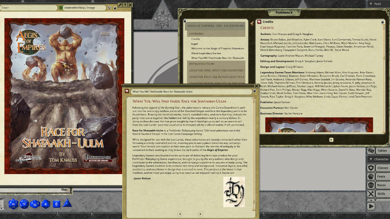 Fantasy Grounds - Aegis of Empires 5: Race for Shataakh-Ulmのスクリーンショット 1