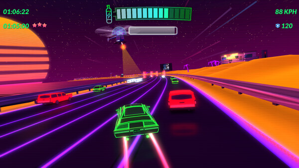 Retro Drive: Revamped screenshot 1