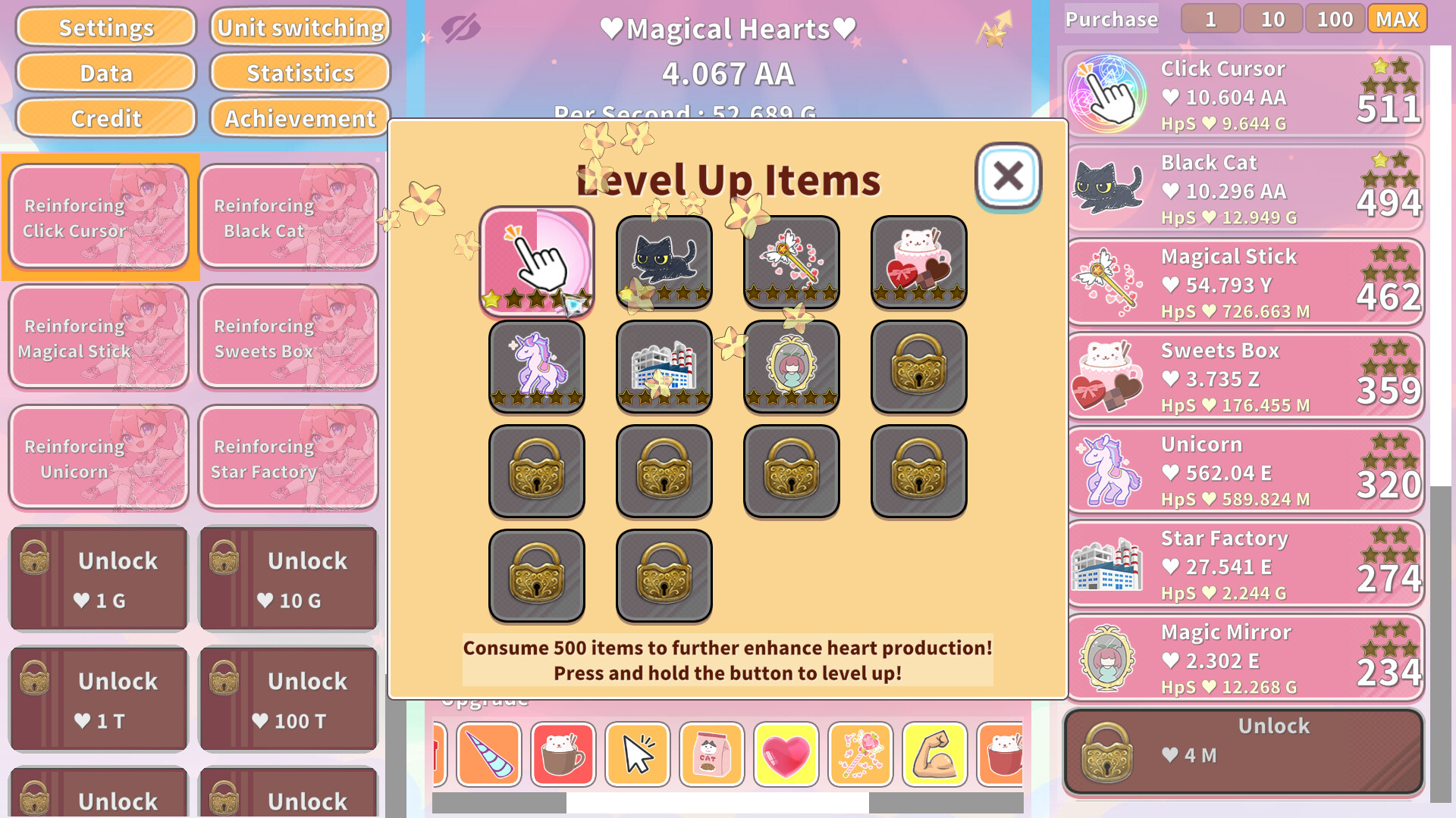 Magical Girl Clicker screenshot #4