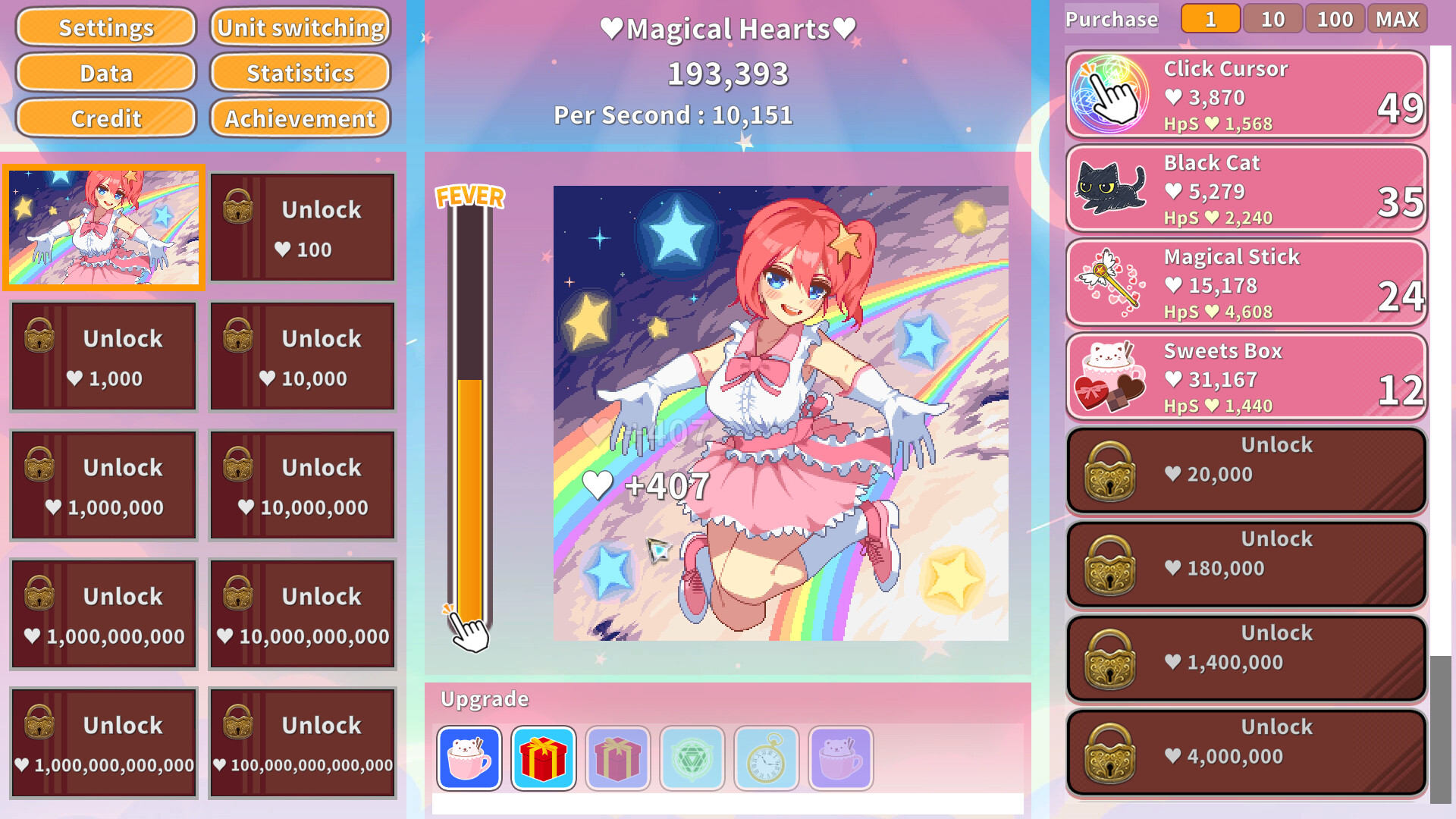 Magical Girl Clicker screenshot 1