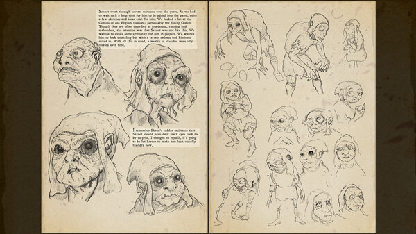 Screenshot z The Excavation of Hob's Barrow - Art Book