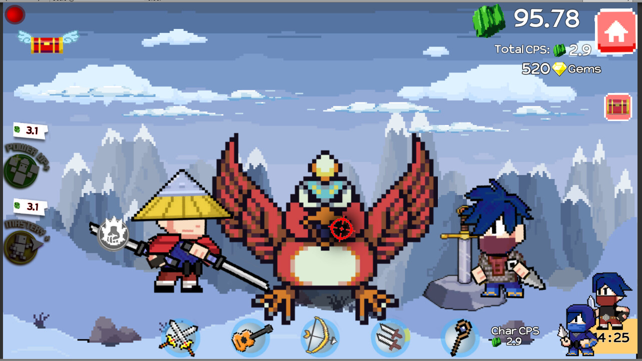 #5. Idle Gem Quest (Steam) Podle: Game Sage Productions