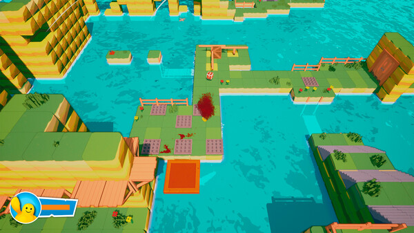 Screenshot of Hardcube 2 gameplay showing in-action mechanics
