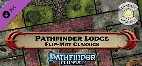 Fantasy Grounds - Pathfinder RPG - GameMastery Flip-Mat - Classic Pathfinder Lodge