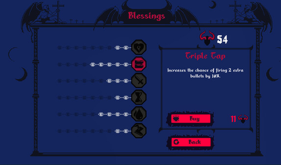 Screenshot z Raining Blood: Hellfire