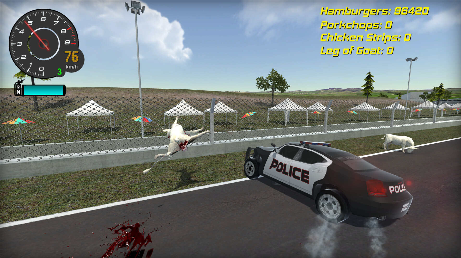 #3. Roadkill Raceway (Steam) Podle: Tom's Feral Cat Games