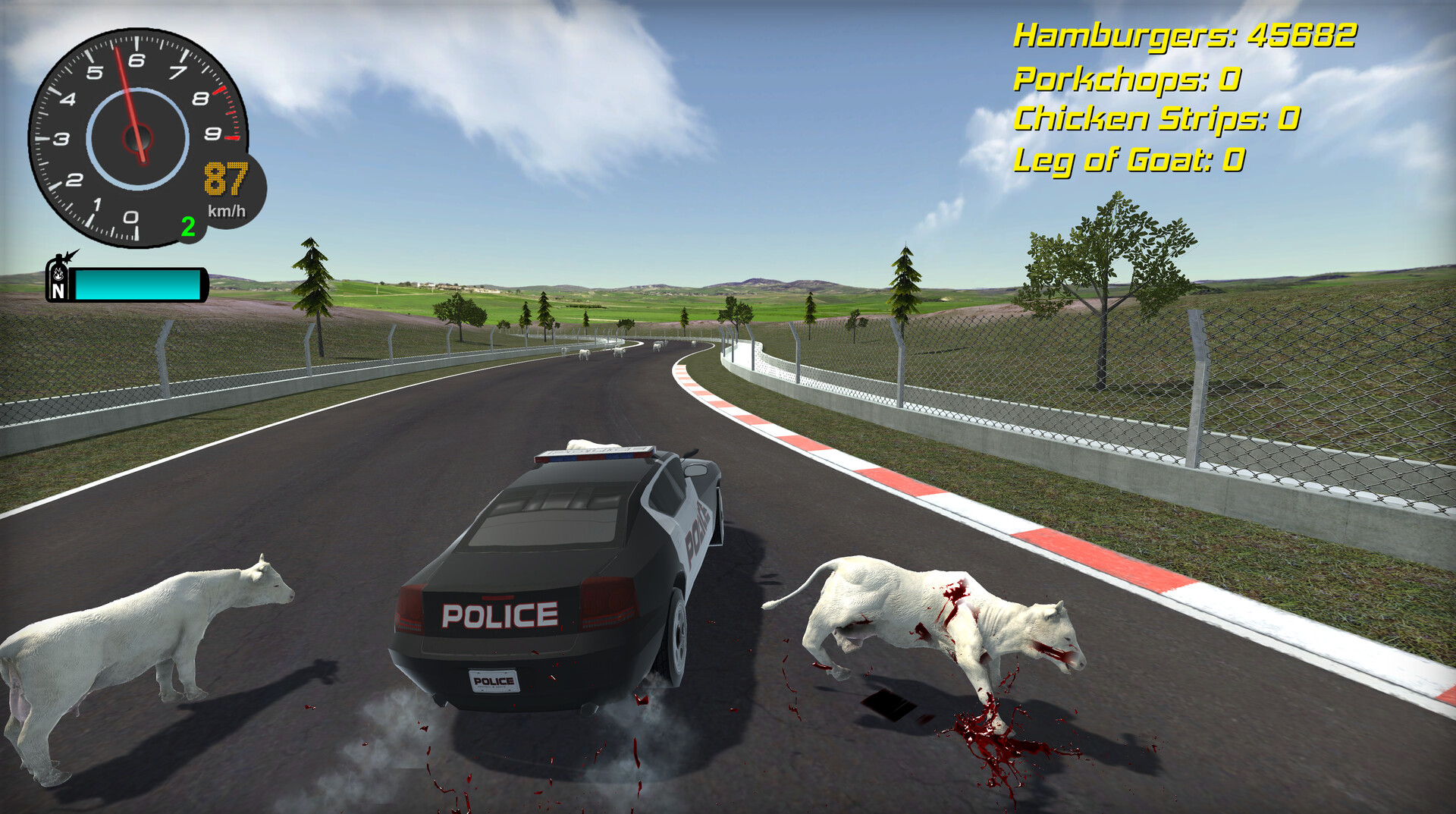 #4. Roadkill Raceway (Steam) Podle: Tom's Feral Cat Games