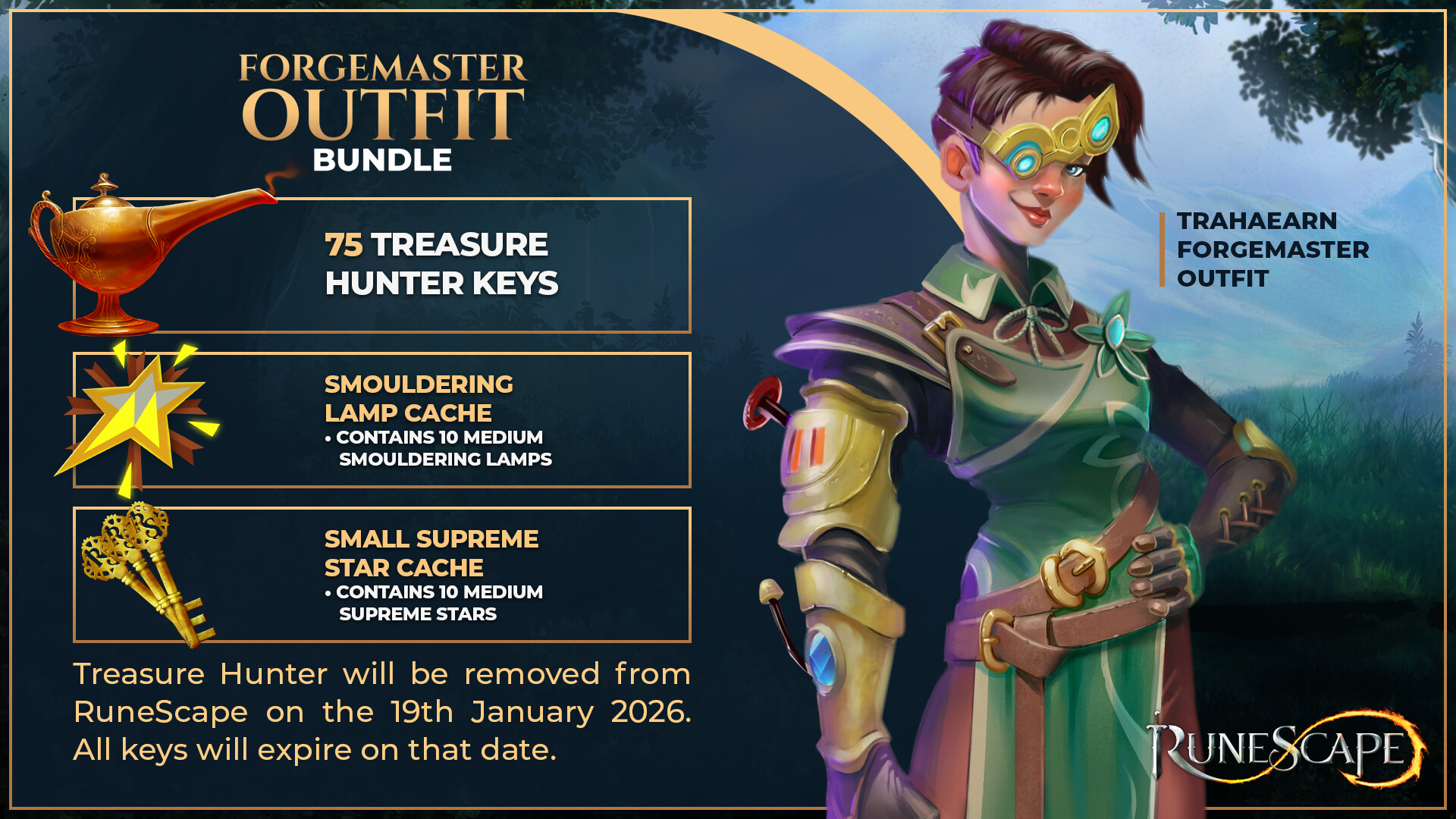 RuneScape Forgemaster Outfit Bundle Featured Screenshot #1