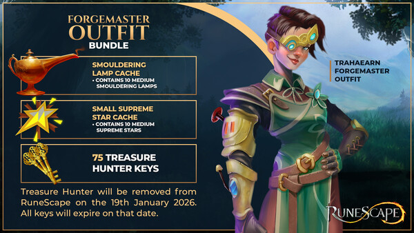 RuneScape Forgemaster Outfit Bundle
