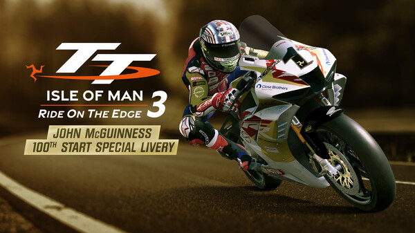 TT Isle Of Man 3 - John McGuinness 100th Start Special Livery