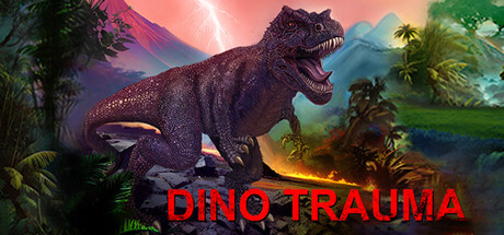 Обложка Dino Trauma — ретро FPS про кровожадных динозавров и секретную лабораторию в Восточной Европе.