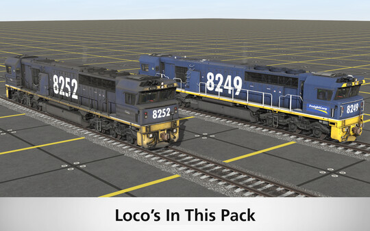 Trainz 2019 DLC - NSW 82 Class Freight Corp, Freight Rail Pack