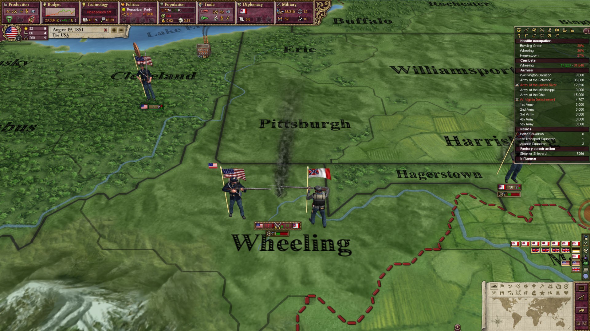 Victoria II: A House Divided - American Civil War Spritepack Featured Screenshot #1