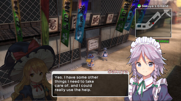 Screenshot z Touhou: New World