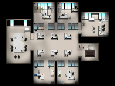 Screenshot z RPG Maker MZ - KR Skyscraper Tileset Screenshot z RPG Maker MZ - KR Skyscraper Tileset