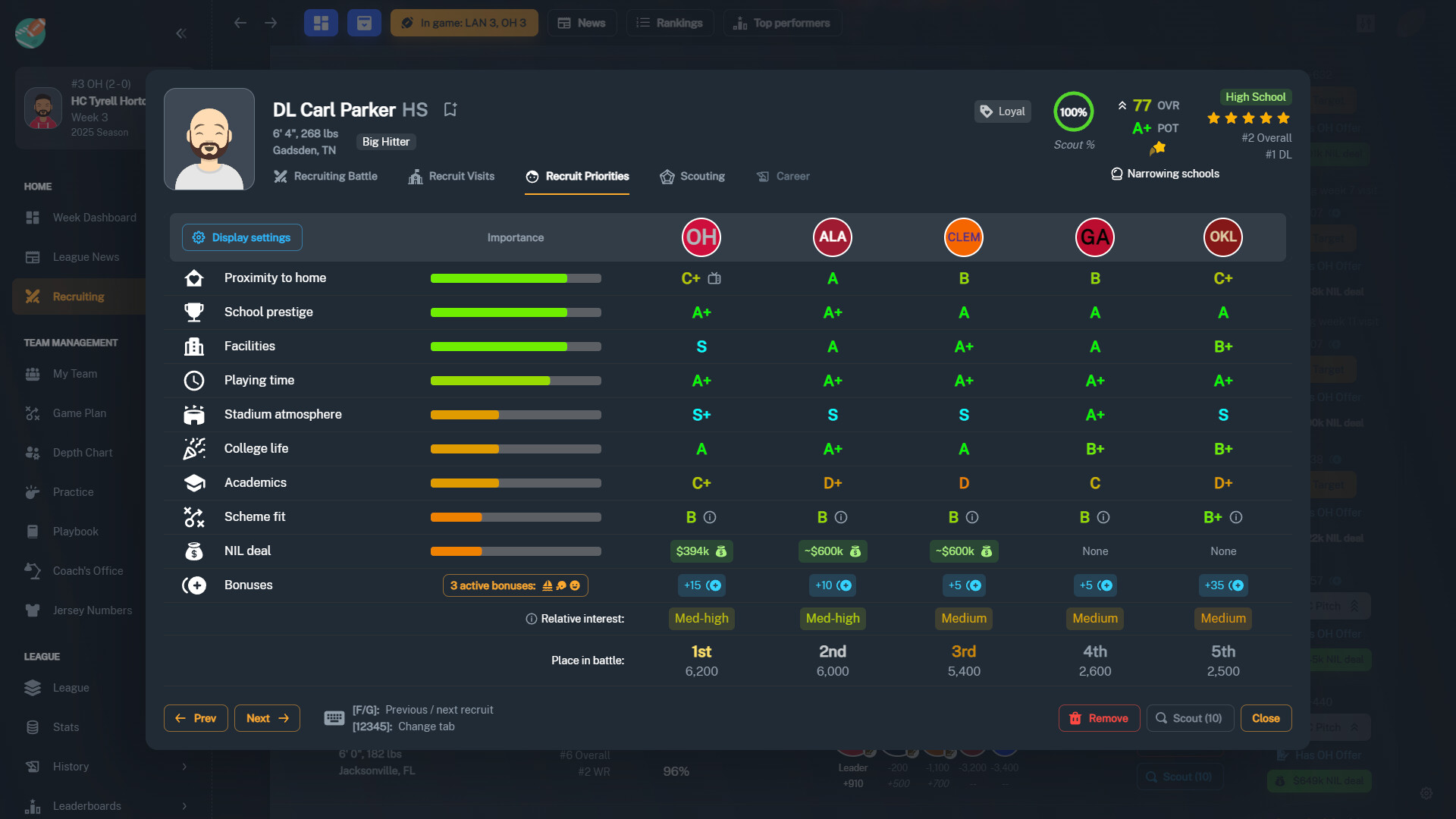 Football Coach: College Dynasty screenshot #7