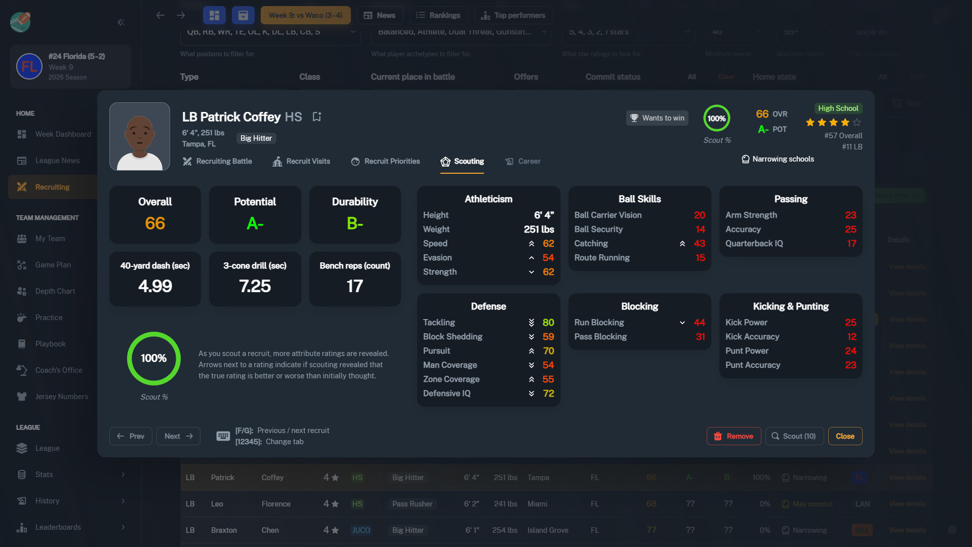 Football Coach: College Dynasty screenshot #3