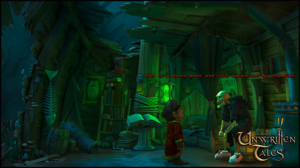 Screenshot z The Book of Unwritten Tales