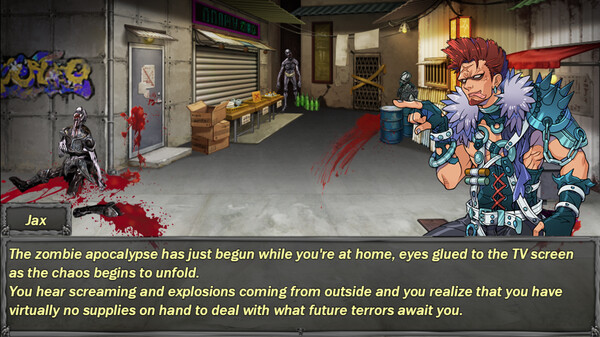 Zombie Apocalypse Survival Simulator.