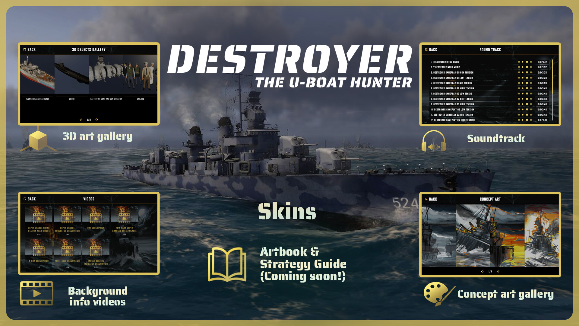 Destroyer: The U-Boat Hunter - Supporter Pack Featured Screenshot #1
