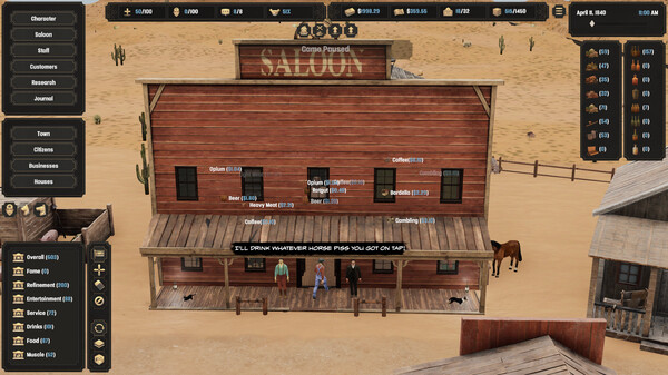 Screenshot z Deadwater Saloon Soundtrack