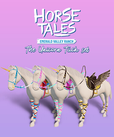 Unicorn Tack Set - Horse Tales: Emerald Valley Ranch