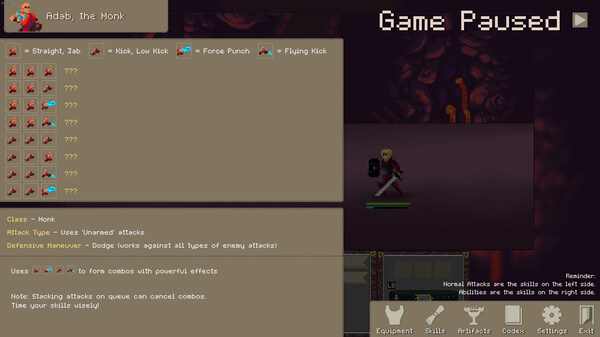 Screenshot z Awakening of Legend - Monk Character