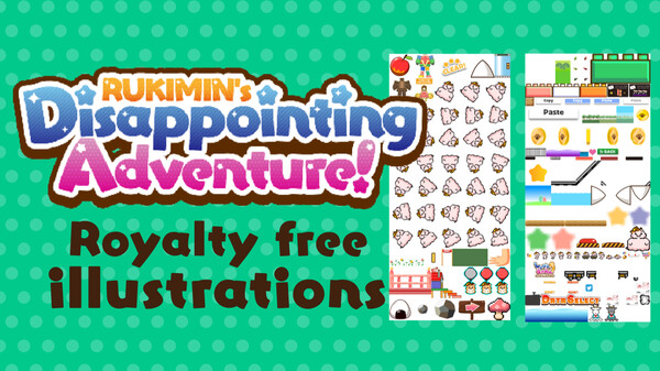 RUKIMIN's Disappointing Adventure!~SHOBOMI AND THE PHANTOM RUINS~ - Royalty free illustrations screenshot 1