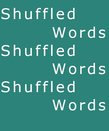 Shuffled Words