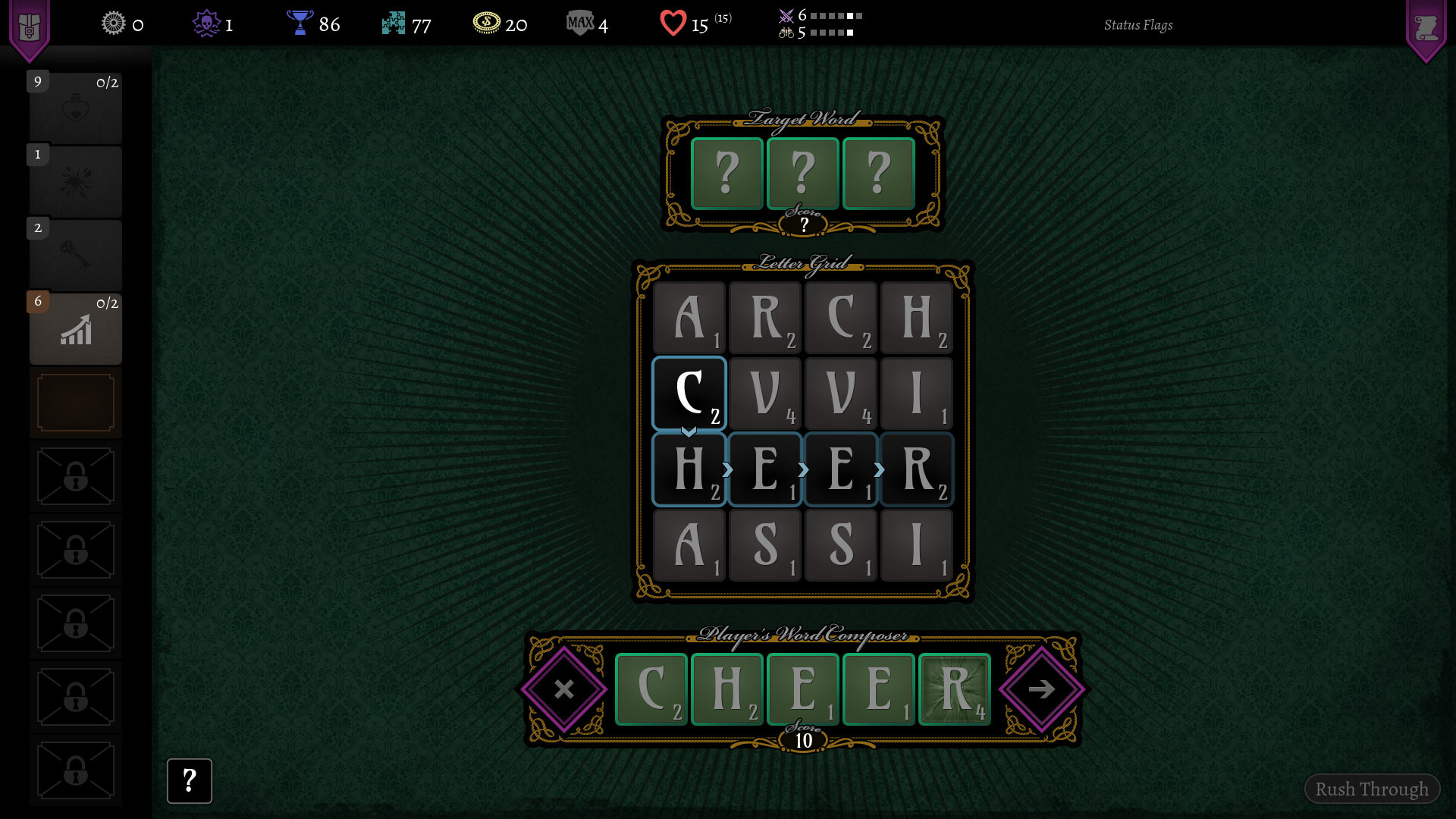 Words of Yendor gameplay screenshot 3