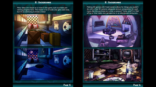 Screenshot z BROK the InvestiGator - Artbook