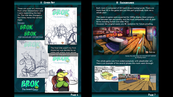 BROK the InvestiGator - Artbook