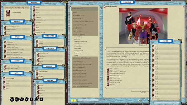 Fantasy Grounds - ICONS Presents