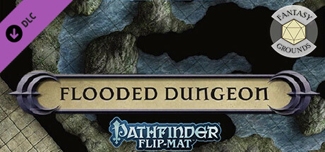 Fantasy Grounds - Pathfinder RPG - Pathfinder Flip-Mat - Flooded Dungeon Header Image
