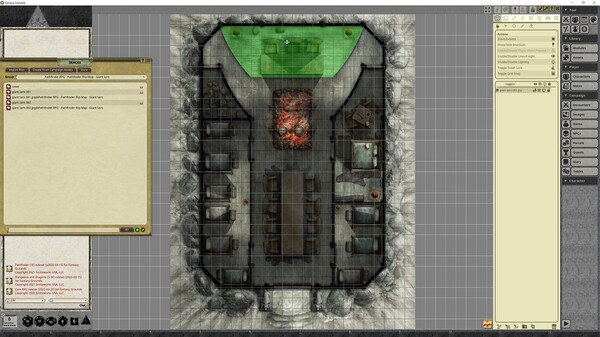 Fantasy Grounds - Pathfinder RPG - Pathfinder Flip-Mat - Giant lairs