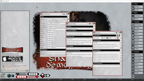 Fantasy Grounds - Shadow of the Demon Lord Demon’s Lord Companion