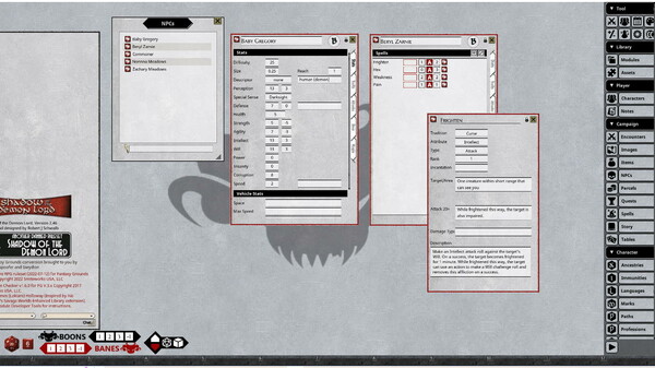 Fantasy Grounds - Shadow of the Demon Lord Adventure Pack 1