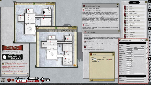Fantasy Grounds - Shadow of the Demon Lord Adventure Pack 1