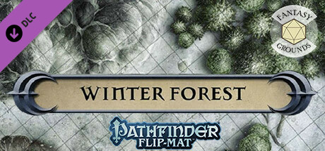 Fantasy Grounds - Pathfinder RPG - Pathfinder Flip-Mat - Winter Forest Header Image