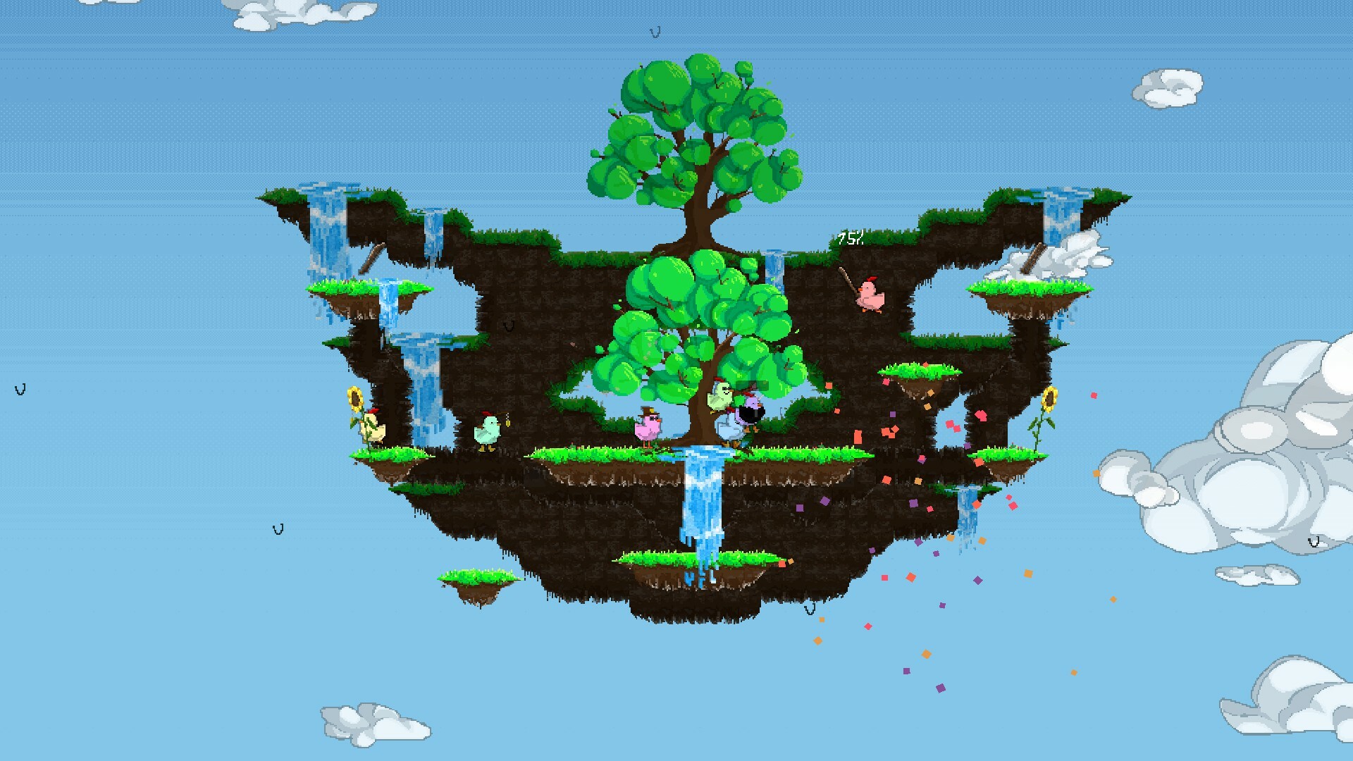 #1. Chicken Fight (Steam) By: Light Bulb Engine